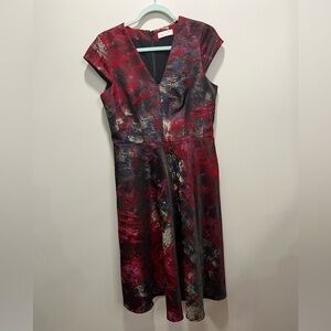 Per Una Multicolor Abstract Dress Size 8 US/EUR 40